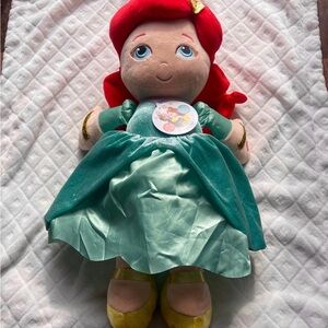 NWT Disney Baby Jumbo 23”  Little Mermaid Ariel Musical Plush Cuddle Doll 2023